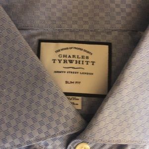 Hardly used Charles Tyrwhitt Blue Dress Shirt
